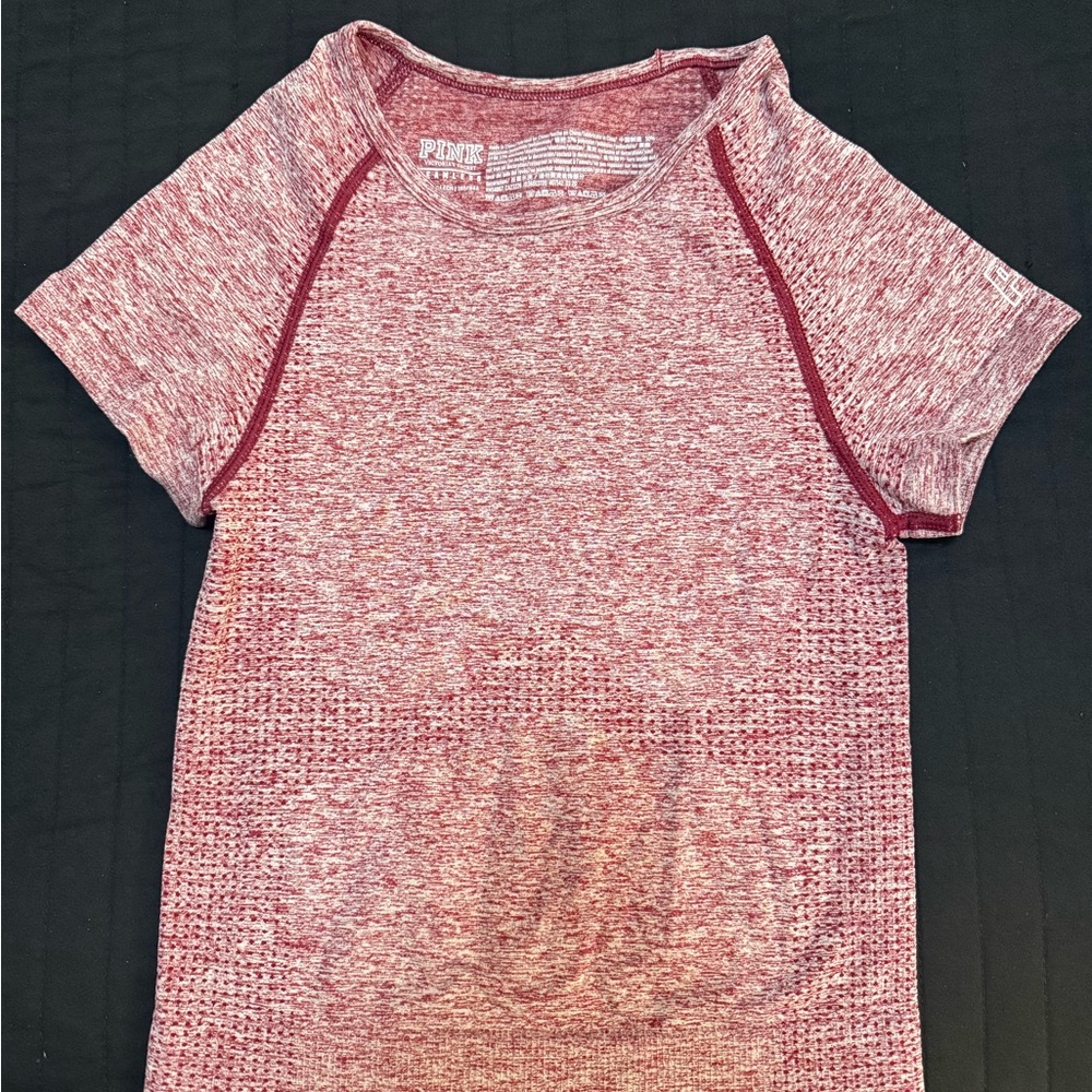 Pink athletic shirt